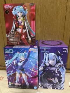 初音ミク　フィギア3点セット
