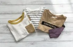 【3点セット】80cm 男の子用 トップス 長袖 ロンT