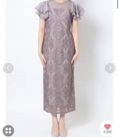 LAGUNAMOON LADYフリルスリーブレースドレス