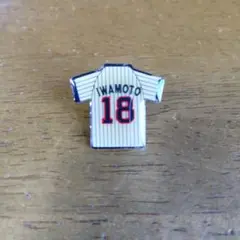 日本ハム・ファイターズ岩本IWAMOTO 18 ストライプバッジ