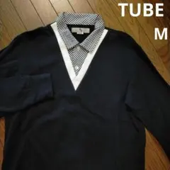 BEAUTY & YOUTH TUBE 重ね着風 スウェット