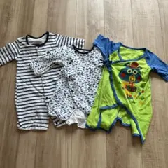 ベビー ロンパース 3枚セット 別売り可 50-70センチ