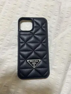 PRADA iPhone14ケース ブラック キルティング