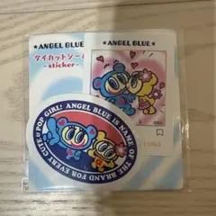 ANGEL BLUE ダイカットシール 2枚セット