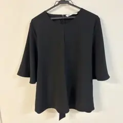 ZARA ブラック 五分袖 トップス