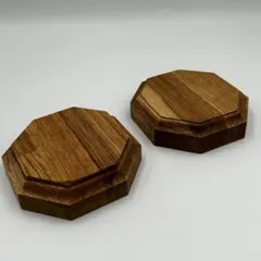 八角形⭐︎木製飾り台 No.5花台.台座　2点セットです