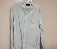 FRED PERRY 長袖シャツ ライトブルー　Mサイズ