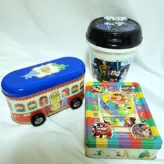 【3個セット】ディズニー/スターウォーズ/トイストーリー4/バケツ&お菓子缶