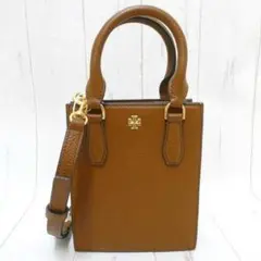 トリーバーチ BLAKE ミニ ショッパー ミニショルダートートバッグ 茶