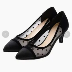 【美品] JELLEY BEANS ドットパンプス