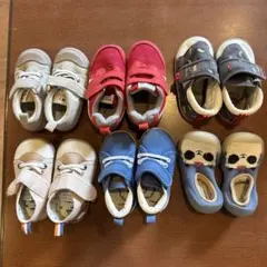 ベビーシューズ 6足セット スニーカー・スリッポン