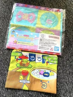 未使用　たまごっち　プチプチおみせっち　ポーチ&ハンドタオルセット