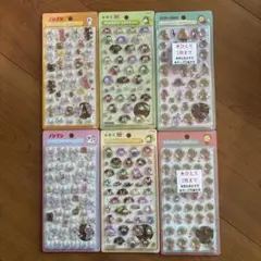 ボンボンドロップシール 6枚セット ノンタン お茶犬 コジコジ