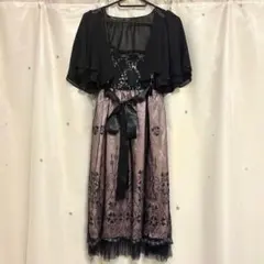 パーティードレス 羽織付き 結婚式 お呼ばれ