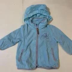 hakka baby ウィンドブレーカー　水色　花柄　メッシュ　女の子　80cm