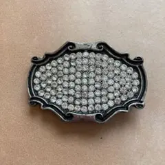 装飾的金属バックル クリスタル付き
