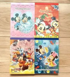 平成レトロ 2005年Disney Storeメモ帳4冊セット