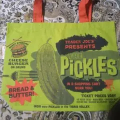 トレーダー・ジョーズ ピクルスデザイン トートバッグ　サブバッグ