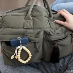 Poik ミドルマルチポケットクロスバッグ (khaki)のサムネイル