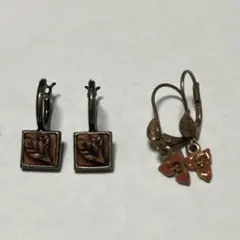 ビンテージ　ピアス　2個セット