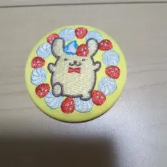 サンリオキャラクターズ 刺繍缶バッジビスケット4