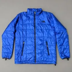 THE NORTH FACE 中綿ジャケット ブルー Lサイズ 刺繍ロゴ