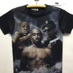 新品 2pac Tシャツ Mサイズ 3人 管1844 ギャング