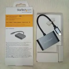 StarTech.com 2-in-1 USB-Cビデオアダプター
