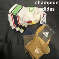 新品　アディダスadidas チャンピオン　ベビー靴下セット　6足