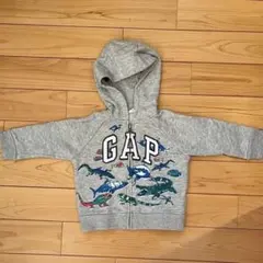 GAP フード付きパーカー 12-18M グレー