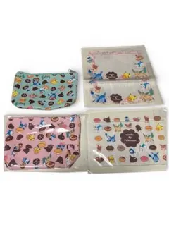 ミスド　福袋　ポケモン グッズセット　ポーチ ジッパーバッグ　非売品