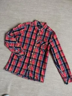 ジョイントワークス　フランネルチェックシャツ 赤青
