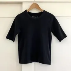 美品 完売品 / NOBLE】スビンコットン 5分袖 Tシャツ ブラウン - メルカリ