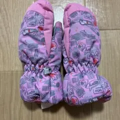ピンク スノー手袋のサムネイル