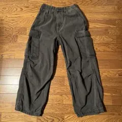 GU デニムスーパーワイドカーゴパンツ