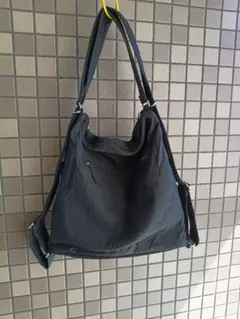 2WAY ショルダーバッグ リュック ブラックのサムネイル