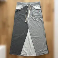 美品ANTI BALLISTIC GIRL'S グレー スウェットロングスカート