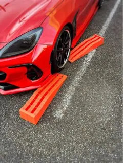 車スロープ　赤
