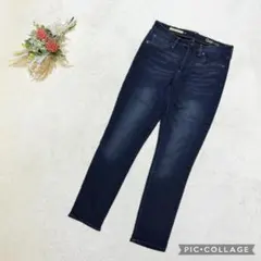 GAP 【28】 ガールフレンド ニットデニム パンツ ストレッチ インディゴ