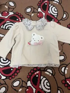 familiar 完売品リバティトレーナー 80