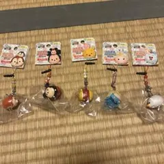 ディズニーツムツム　つながるストラップ 5個セット