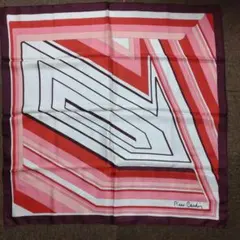 Pierre Cardin 幾何学模様スカーフ