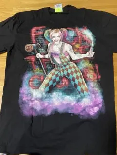 ハーレイ・クイン アートTシャツ ブラック