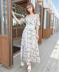 Rose Bouquet Dress Opal green Mサイズ - メルカリ