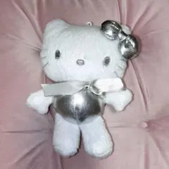 ハローキティ ぬいぐるみ シルバー 2010年製 当時物