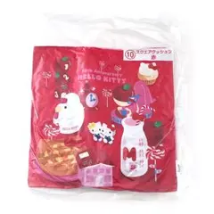 ハローキティ 50thアニバーサリー サンリオ 当りくじ スクエアクッション 赤
