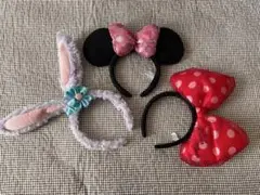 Disney カチューシャ3点セット