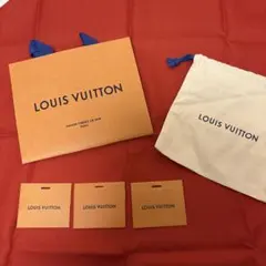 LOUIS VUITTON ショッパー　巾着　メッセージカード3セット　オレンジ