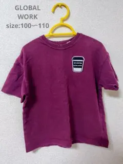 NO COFFEE GLOBAL WORK Tシャツ バーガンディ