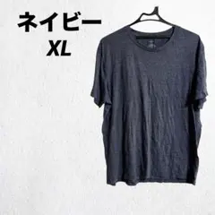 ネイビー 【XL】 Tシャツ メンズ 半袖 シンプル トップス